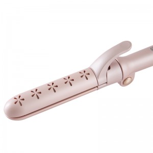 Circle Design Mini Hair Straightener and Hair Curler Two Functional For Women Hair Styles W3392