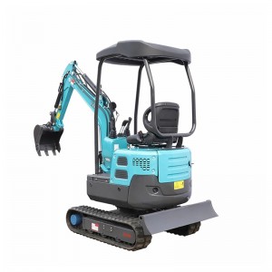 1350KG Rotary ruoko Hydraulic Mini Crawler Excavator