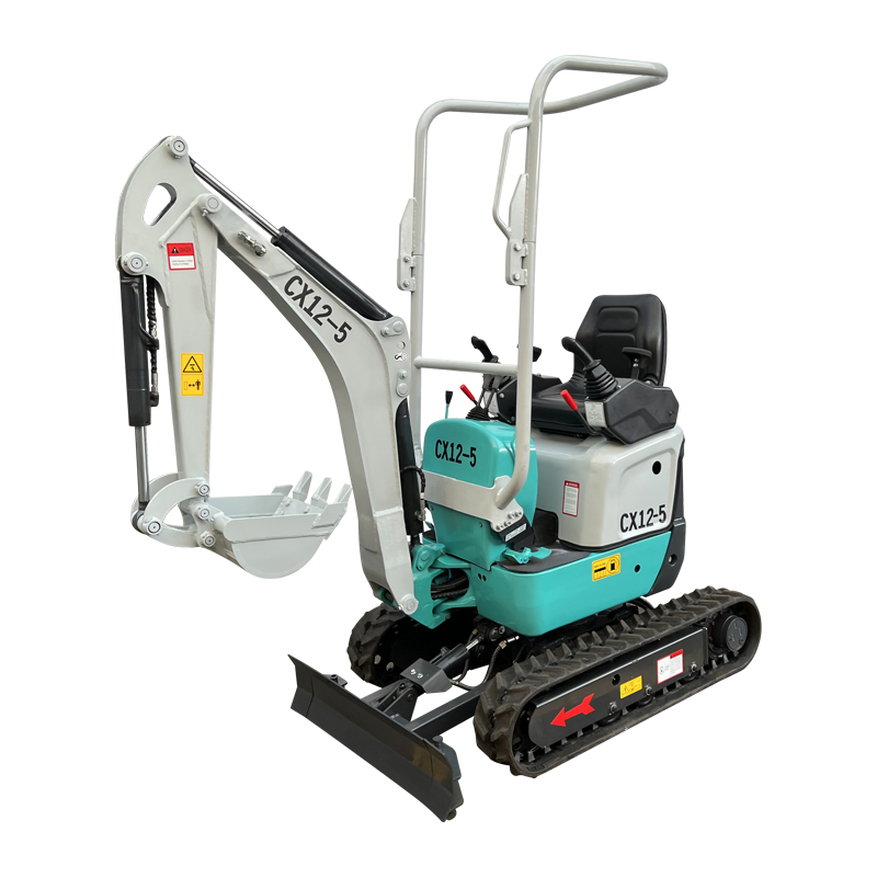 Mini escavatore idraulico CX12-5 in vendita Mini escavatore trainabile da 1,2 tonnellate