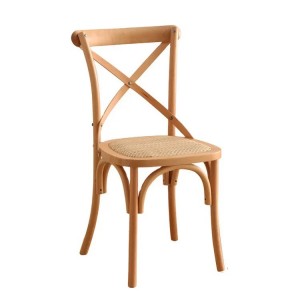 Jumla Crossback Wood Plastic Dining Chair Harusi Banquet Matukio Stackable Acrylic Cross Back Chair