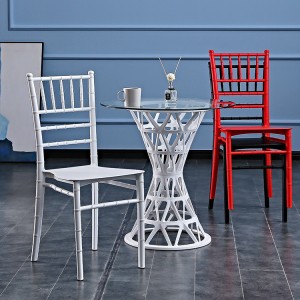 AJ wholesale Outdoor Hotel Banquet Kasal Transparent Clear Plastic Acrylic Tiffany Chiavari Chairs