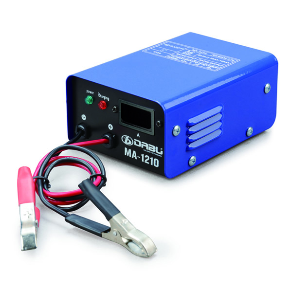 MA1210 12V/24V Портативное зарядное устройство для свинцово-кислотных автомобильных аккумуляторов
