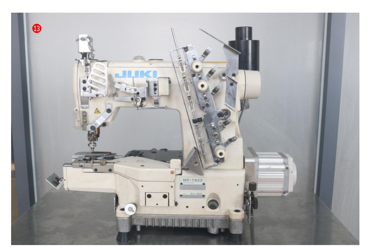 Interlock sewing machine JUKI MF7823 installation instructions