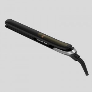 Rizador de pelo rápido GAOLI 2 en 1, alisador de pelo e rizador para todos os estilos, deseño de placas flotantes, agasallo para nenas e mulleres, modelo: 91080, negro