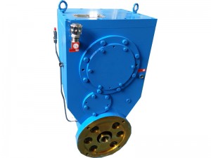 Slab casting runout roller table gearbox geared motor
