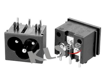 C6 AC Power Inlet PCB Tipe KLS1-AS-111-04