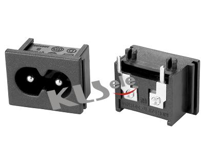 C8 AC Power Socket PCB Type KLS1-AS-222-16