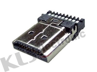 HDMI కనెక్టర్ పురుషుడు KLS1-281