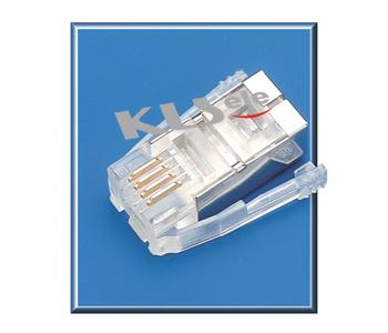 Модулдук Plug Shield RJ9/RJ10/RJ22 KLS12-RJ11B-4P