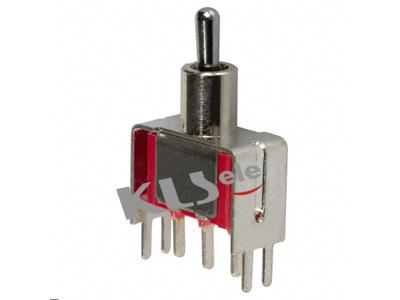 Miniature Toggle switch KLS7-MS-102-A2T / KLS7-MS-103-A2T / KLS7-MS-202-A2T / KLS7-MS-203-A2T