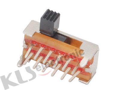 Interruptor deslizante (2P4T) KLS7-SK36-24D02