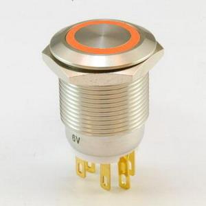 LED-drukknopschakelaar KLS7-LPB-M19-02