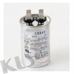Capacitor de motor CA Flim de polipropileno metalizado KLS10-CBB65