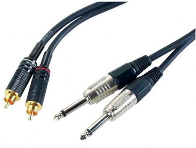 аудио адаптерен кабел (моно щепсел към RCA щепсел) KLS17-MRP-02