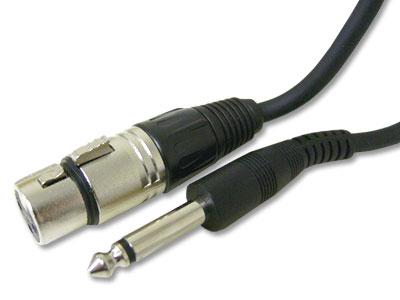 Mikrofonkábel (mono dugó az XLR csatlakozóhoz) KLS17-MXP-01
