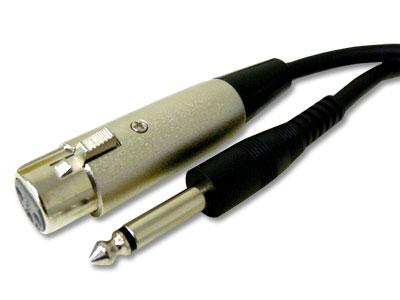 Mikrofono kabelis (mono kištukas prie XLR kištuko) KLS17-MXP-02