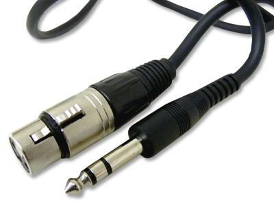 Kabel mikrofonowy (wtyk stereo na wtyk XLR) KLS17-SXP-01