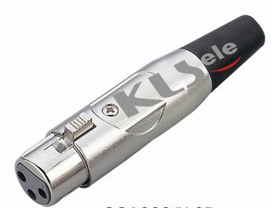 XLR Plug Connector KLS1-XLR-P10