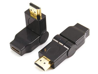 HDMI A мъжки към HDMI мини женски адаптер, люлеещ се тип KLS1-11-005