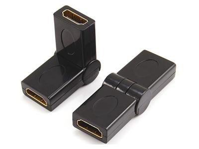 HDMI A moteriškas adapteris HDMI A moteriškas adapteris, siūbavimo tipas KLS1-11-007