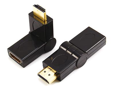 HDMI A ಪುರುಷ ನಿಂದ HDMI A ಸ್ತ್ರೀ ಅಡಾಪ್ಟರ್, ಸ್ವಿಂಗ್ ಪ್ರಕಾರ KLS1-11-009