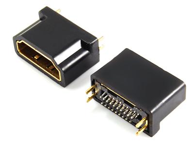 HDMI Isang babaeng Splint type + Ang kaluban KLS1-L-011
