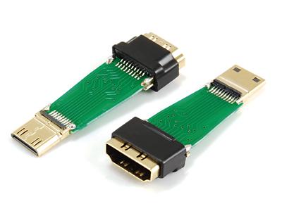 HDMI Aメス→HDMIミニオス、アダプター KLS1-AP-008