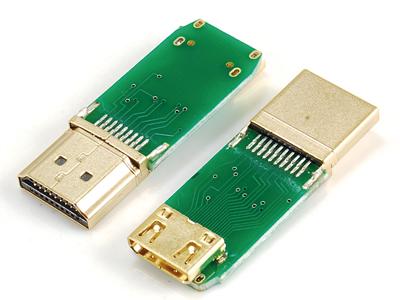 HDMI mini fêmea para, HDMI A macho, adaptador KLS1-AP-009