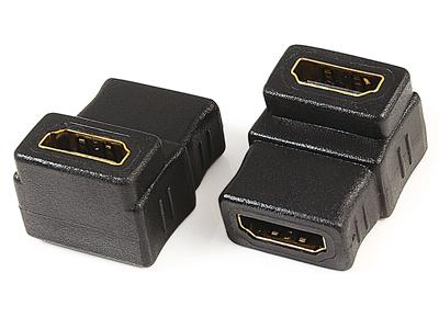 HDMI A ගැහැණු සිට HDMI A කාන්තා ඇඩප්ටරය,90?කෝණ වර්ගය KLS1-10-P-009