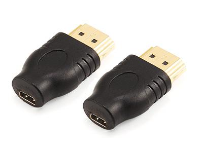 Adapter KLS1-12-P-002 von HDMI-Micro-Buchse auf HDMI-A-Stecker