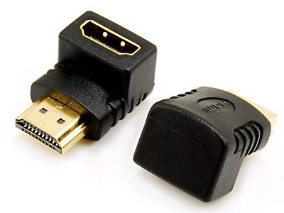 HDMI A lanang menyang HDMI A adaptor wadon, jinis sudut 90? KLS1-13-P-019C