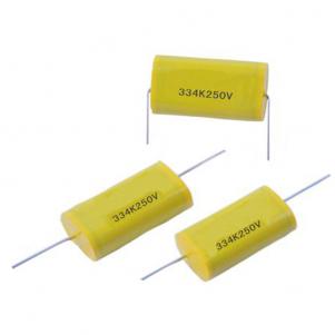 Oval Axial-type Mea-Metallized Ployester Film Capacitor KLS10-CL20A