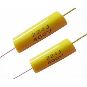 Аксаль типтагы металллаштырылган полипропилен кино конденсаторы KLS10-CBB20