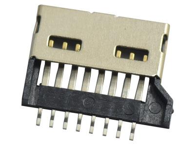 Ceangal putadh cairt micro SD, H1.5mm KLS1-TF-011-H1.5-R