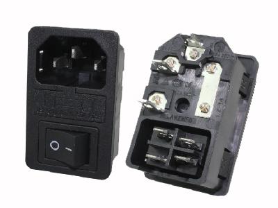 AC Power Sockets* AC Plugs KLS1-AS-303-4