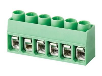 PCB spaiļu bloks 5,0 mm soļa taisnleņķis KLS2-168R-5,00