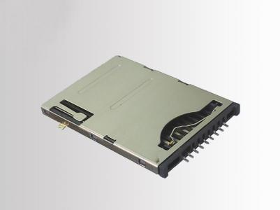 Conector da tarxeta SIM,PUSH PUSH,8P+1P,H1.9mm,con poste KLS1-SIM-108