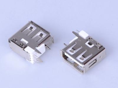 നേരെ മുക്കുക 90 A സ്ത്രീ USB കണക്ടറുകൾ KLS1-1825