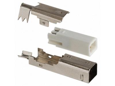 B Male Solder USB ချိတ်ဆက်ကိရိယာ KLS1-184