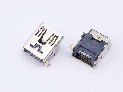 5P B type R/A SMD Mini USB connector socket  KLS1-229-5FN