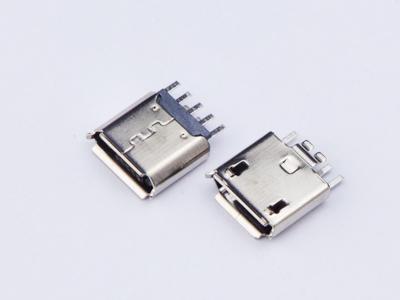 CONN MICRO USB 5P Klip i tipit 0.8mm KLS1-4252