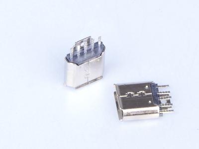 CONN MICRO USB 5P Cineál gearrthóg 1.0mm KLS1-4253