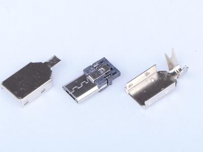 CONN PLUG MICRO USB TYPE B Solder  KLS1-235-3