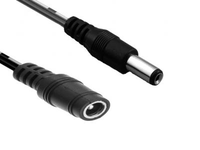 5.5 × 2.1 × 9.5 Male għal Female DC Cable KLS17-ACA001