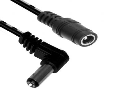 5.5×2.1×14 Male R/A to Female DC Cable  KLS17-ACA002