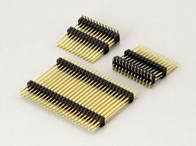 Conector de cabezal de pin macho de paso de 1,27 mm illante dual tipo plástico KLS1-218C