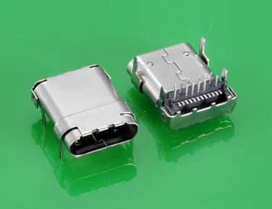 24P DIP+SMD L=10,0mm USB 3.1 typ C konektor samica zásuvka KLS1-5453