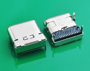 24P DIP+SMD L=8,65mm USB 3.1 тип C конектор женски приклучок KLS1-5455