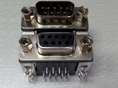 Double layer D-Sub Connector ,DR 2 Row Right Angle  KLS1-115