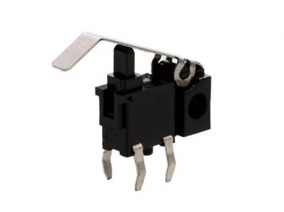 Interruptor detector de 6,4 × 3,0 × 5,0 mm, H8,5 mm SPST-NO DIP con palanca KLS7-ID-1120L